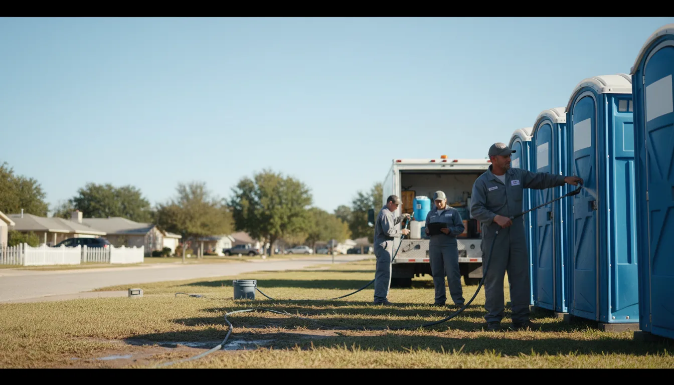 Long-Term Portable Toilet Rental in Ponder, TX near me